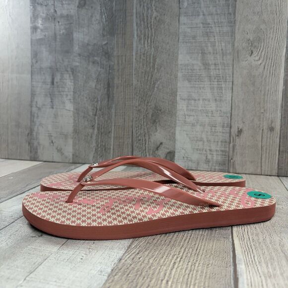 Sam Edelman Amaya Women's Size 8 Thong Flip Flop Sandal Beach RubberCoral Pink - Picture 1 of 11
